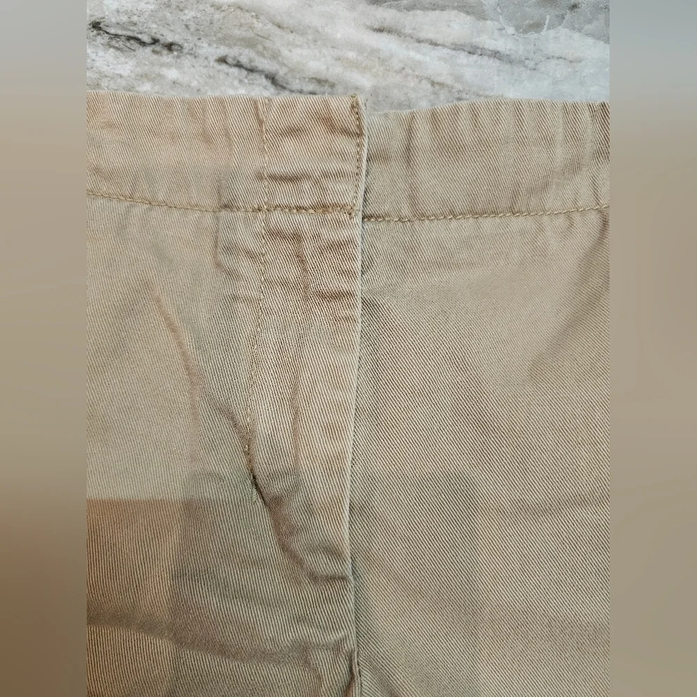 J.Crew Women’s Khaki Shorts Size 10 Low Rise 100% Cotton Classic Chino